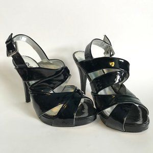 Strappy Patent Leather Heels Like New!
